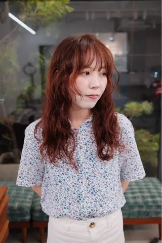 ロング カラー パーマ 【お洒落パーマ】 Elme　肥塚康汰郎のヘアスタイル