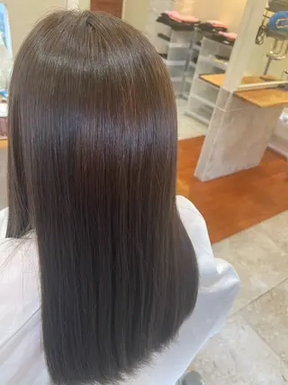 ロング VENIRE古川店所属・端野七海 縮毛矯正のヘアスタイル