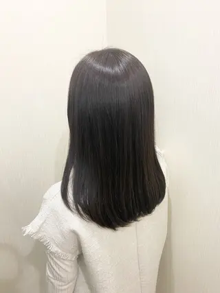 セミロング カラー naitre 🌼SHIORI🌼のヘアスタイル