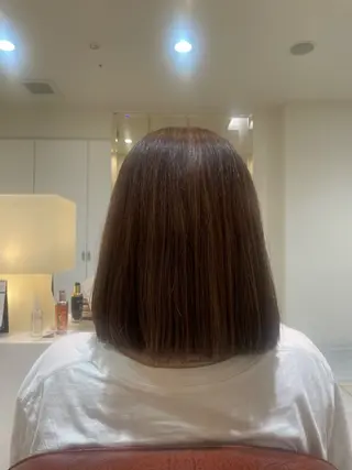 ミディアム 平 真亜里のヘアスタイル