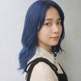 セミロング ベージュ＊Spica 【ミルクティー】のヘアスタイル