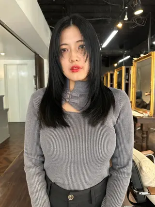 ロング ボブ・レイヤー支持 No.1/Ryokiのヘアスタイル