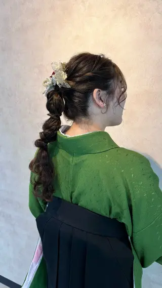 ロング ヘアアレンジ KISS SWAN所属・B E C H I C O〔べち子〕のヘアスタイル