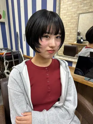 ショート GALAXY ＆BRELLA 水戸店所属・皆川 千奈実のヘアスタイル