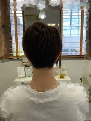 ショート カラー メンズ Aloa登戸所属・武田 学のヘアスタイル