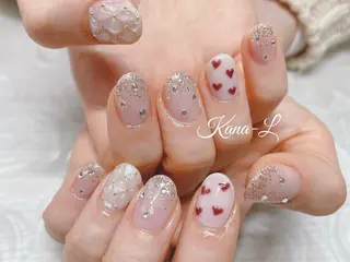 カラー ネイル 芦辺 香奈のネイルデザイン