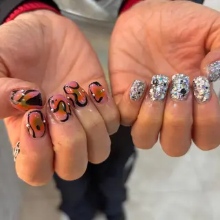 ネイル 栗田 ゆう子のネイルデザイン