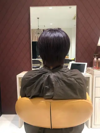 ショート カラー 下田 あみのヘアスタイル