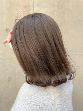 ミディアム カラー SALOWIN神戸三宮East店所属・【透明感、艶髪】西村 有司のヘアスタイル