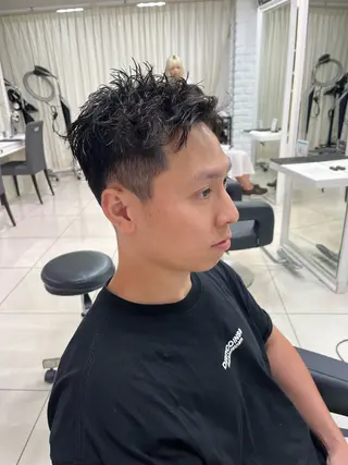 ショート パーマ メンズ メンズパーマ職人 パーマ🔥ritaのヘアスタイル