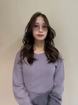 ロング カラー opus 店長大和 レイヤー/赤み消しのヘアスタイル