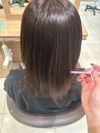 ミディアム カラー ☁🫧縮毛矯正 /春奈🪽🫧のヘアスタイル