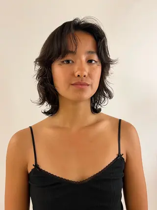 ミディアム カラー haco＋所属・圧倒的デザイン力 店長🎨RENAのヘアスタイル