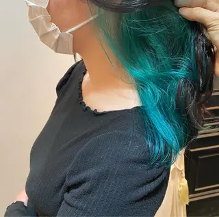 ロング カラー tonari 梅田、中崎町のヘアスタイル