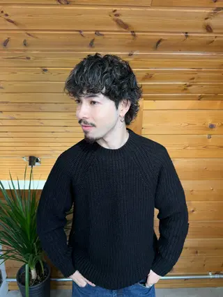 パーマ メンズ 美容室soi所属・メンズ特化/石田 凱土のヘアスタイル