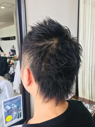 ショート カラー メンズ 阿久津 泰幸のヘアスタイル