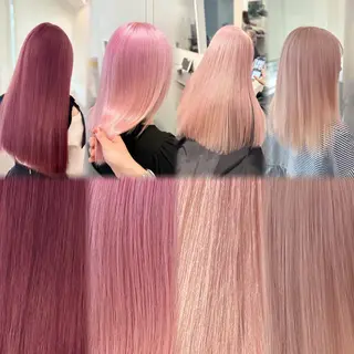 ロング カラー GaKu/ハイトーン /ブリーチ/ブロンドのヘアスタイル