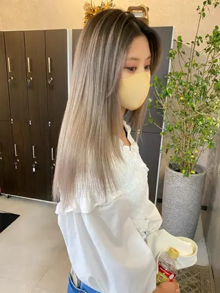 ロング カラー 髙橋 玲渚のヘアスタイル