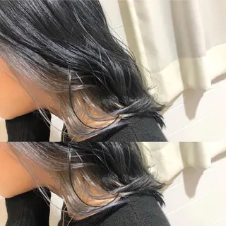 ミディアム カラー まつげ兼任しもさこ 🌟レイヤー得意のヘアスタイル