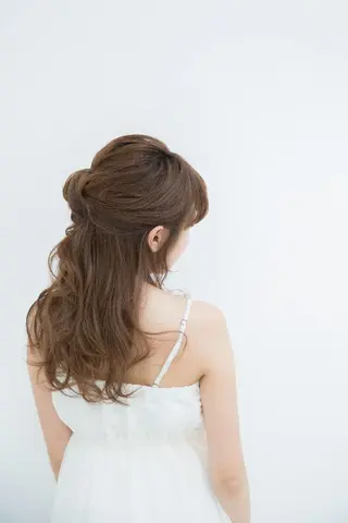 ロング カラー パーマ ヘアアレンジ メンズ キッズ アロンジェ 蕨駅西口のヘアスタイル