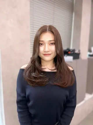 カラー 🥀韓流暖色ヘア 🥀yuzukiのヘアスタイル