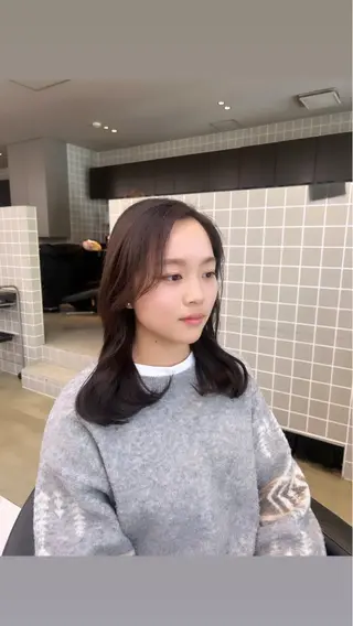 カラー 透明感ベージュ🤎 ナチュラルレイヤーのヘアスタイル