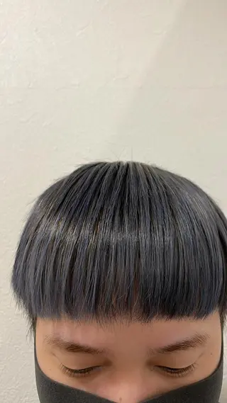 ショート カラー メンズ 川元 汐音のヘアスタイル