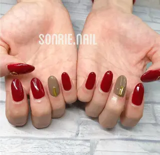 セミロング カラー パーマ ヘアアレンジ メンズ ネイル マツエク・マツパ 美容室 ソンリエのヘアスタイル