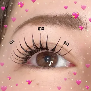 マツエク・マツパ 🎀Rairia eyelash🤍のマツエク・マツパデザイン