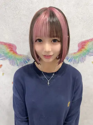 ミディアム 韓国ヘアー🦄ྀི オタク美容師🌈山本のヘアスタイル