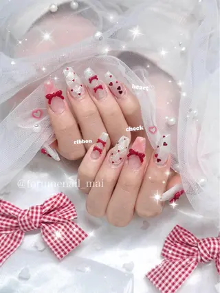 ネイル 🎀Mai 🎀2/9空✩.*のネイルデザイン