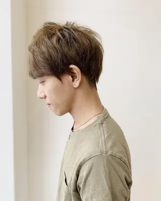 ショート カラー メンズ 川上 有香のヘアスタイル