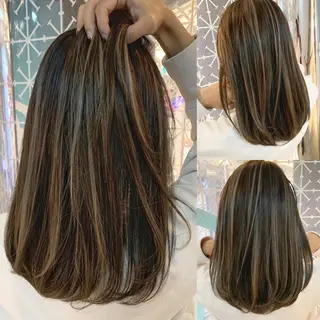 セミロング カラー hair salon darts所属・髪質改善/美髪ケア ✨岡野右京のヘアスタイル