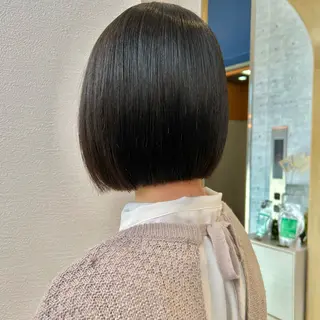 ミディアム 髪質改善【縮毛矯正】 北千住で美髪に導く人のヘアスタイル