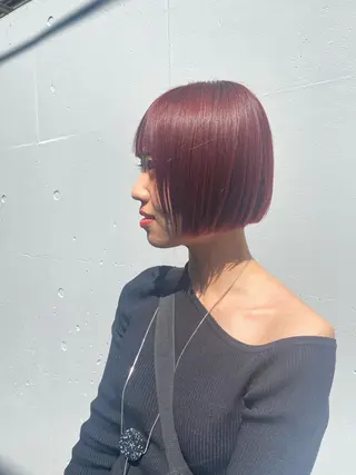 ショート カラー les baladins du miroir所属・🍃YURI 🍃のヘアスタイル