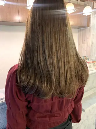 ロング カラー conne&riri所属・MAYU 💚森下のヘアスタイル