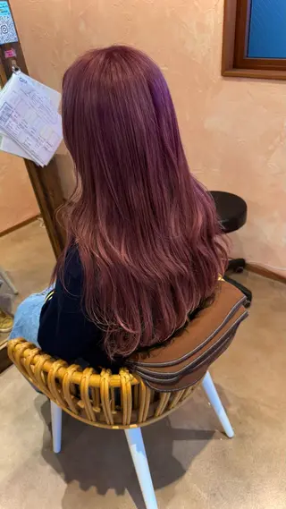 ロング カラー れい/ダブルカラー/ レイヤー/髪質改善/のヘアスタイル