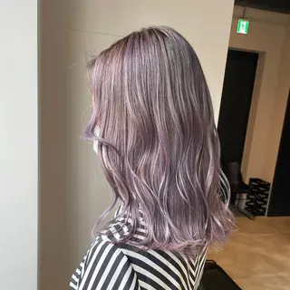 セミロング カラー Ameri 新宿所属・新宿/透明感カラー/ 髪質改善/桜良のヘアスタイル