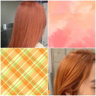 カラー 暖色系カラー 🌼Kana🌼のヘアスタイル