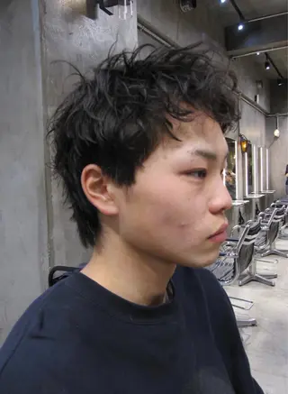 ショート メンズ ルカ/ ニュアンスヘアのヘアスタイル