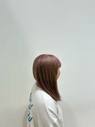 ロング カラー 三浦 航平のヘアスタイル