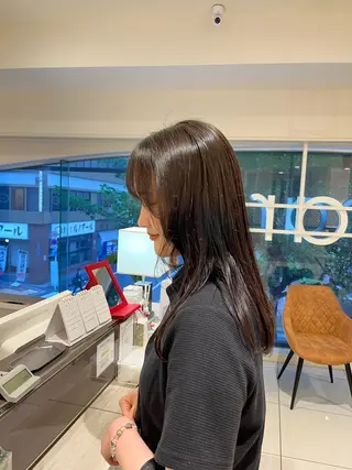 カラー 縮毛矯正/艶髪/ チホリのヘアスタイル