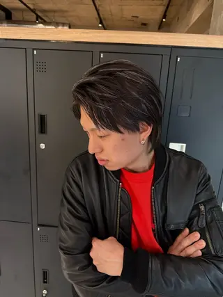 ショート カラー 町田MENS外国人風 ハイライト🔥TOMのヘアスタイル