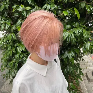 ショート カラー ワンホンヘア ケラチン/Kaitoのヘアスタイル