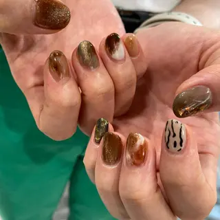 ネイル 平野葵🎀 hair/nailのネイルデザイン