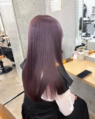 ロング カラー 🎀暖色カラー🎀 ♡yurika♡のヘアスタイル