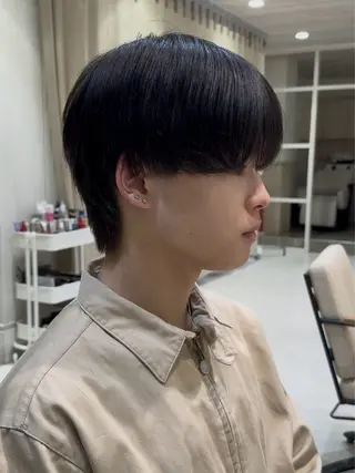 ショート メンズ 艶カラー/暖色カラー /透明感/ryutoのヘアスタイル