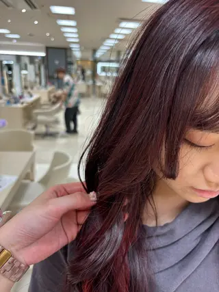 カラー 🎀暖色カラー/透明 感カラー/ひな🎀のヘアスタイル