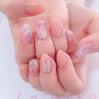 ネイル La neige* yuki 🥯🍑のネイルデザイン