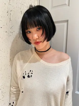 ショート カラー ヘアアレンジ mai / linoah˚✧のヘアスタイル